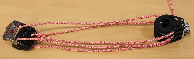 Harken 6:1 Reeving Diagram