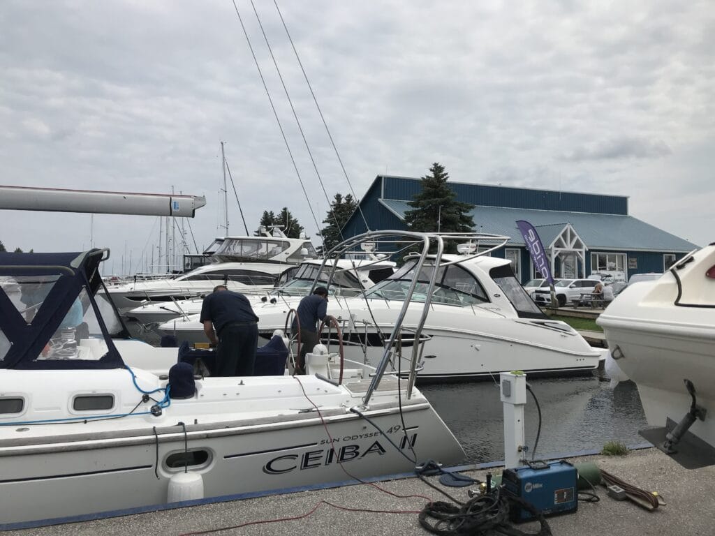 Jeanneau 49i Davit Arch Klacko Marine